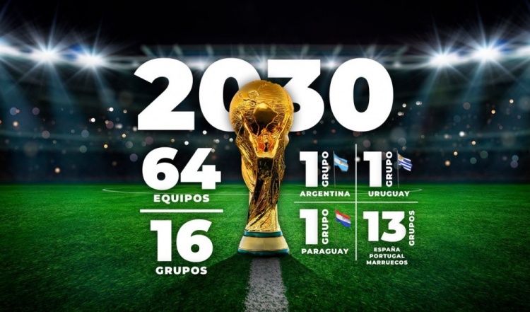 奧萊報：若2030年世界杯擴軍64隊，阿根廷將有望承辦一整個小組賽