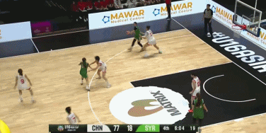 不容易！敘利亞U16女籃下半場(chǎng)被中國(guó)隊(duì)打出36-0之后終于得分