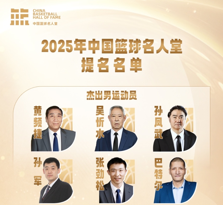 傳奇自傳承！上直播吧 舉薦中國籃球名人堂成員——男運(yùn)動員篇
