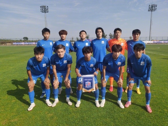 青少年精英聯(lián)賽（U21組）晉級(jí)賽第6輪，上海申花6-1戰(zhàn)勝昆明城星